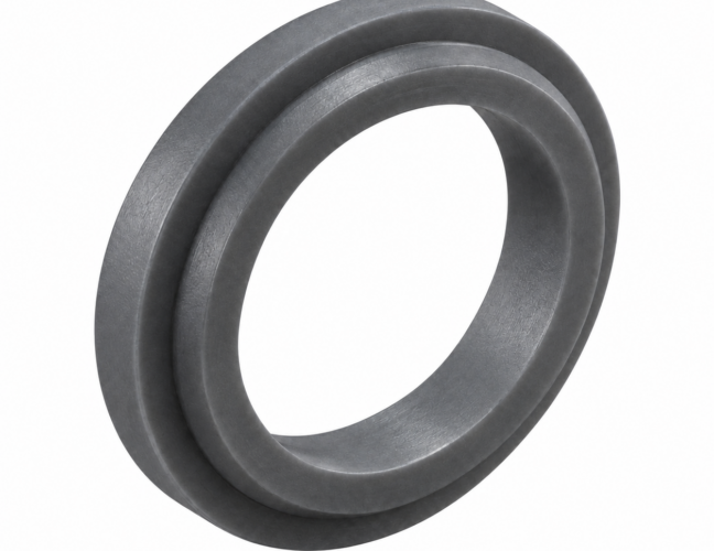 Grey graphite-filled PTFE sealing ring