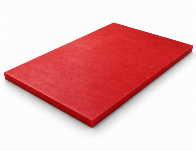 Red silicone rubber sheet